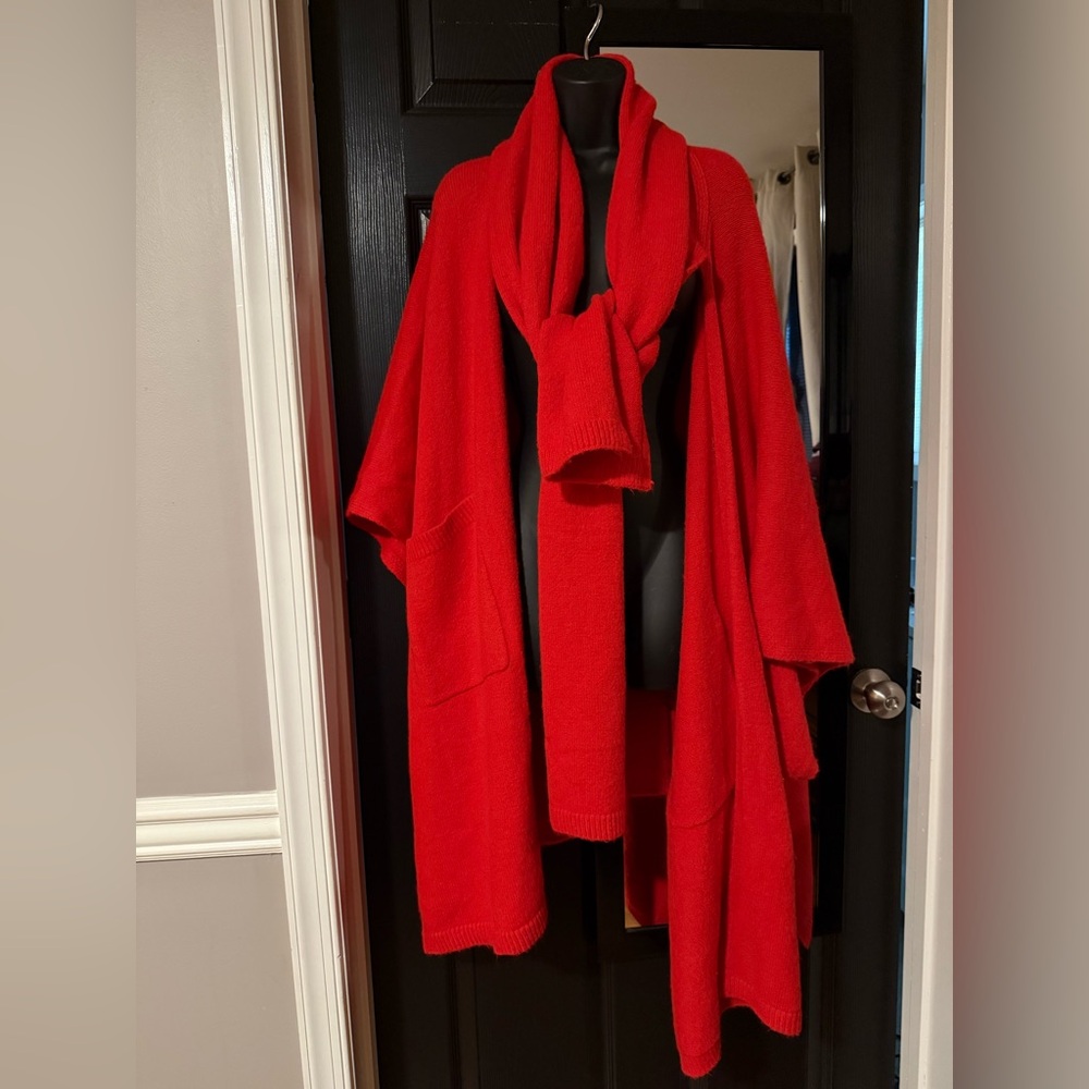 NWOT FREE PEOPLE Ellie Scarf Wrap Duster - Picture 7 of 7